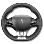 Housse de volant sport en cuir pour Peugeot 208 GTI / Féline