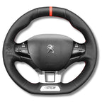 Housse de volant sport en cuir pour Peugeot 208 GTI / Féline