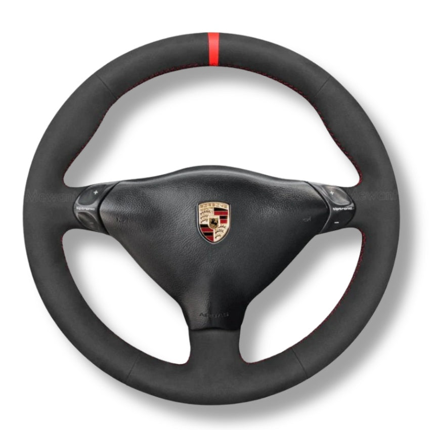 Couvre-volant de protection cuir pour Porsche 911 Type 996
