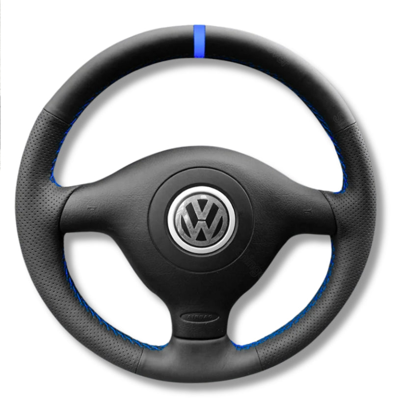 Couvre-volant de protection cuir compatible Volkswagen Golf IV MK4