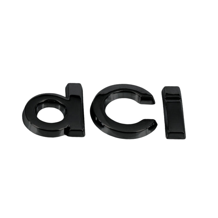 Logo monogramme DCI pour coffre arrière Renault