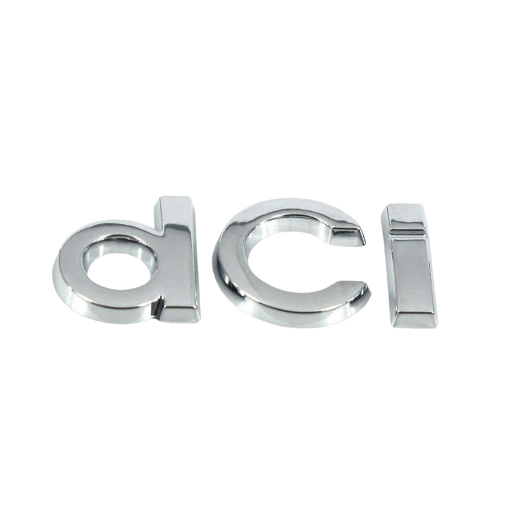 Logo monogramme DCI pour coffre arrière Renault