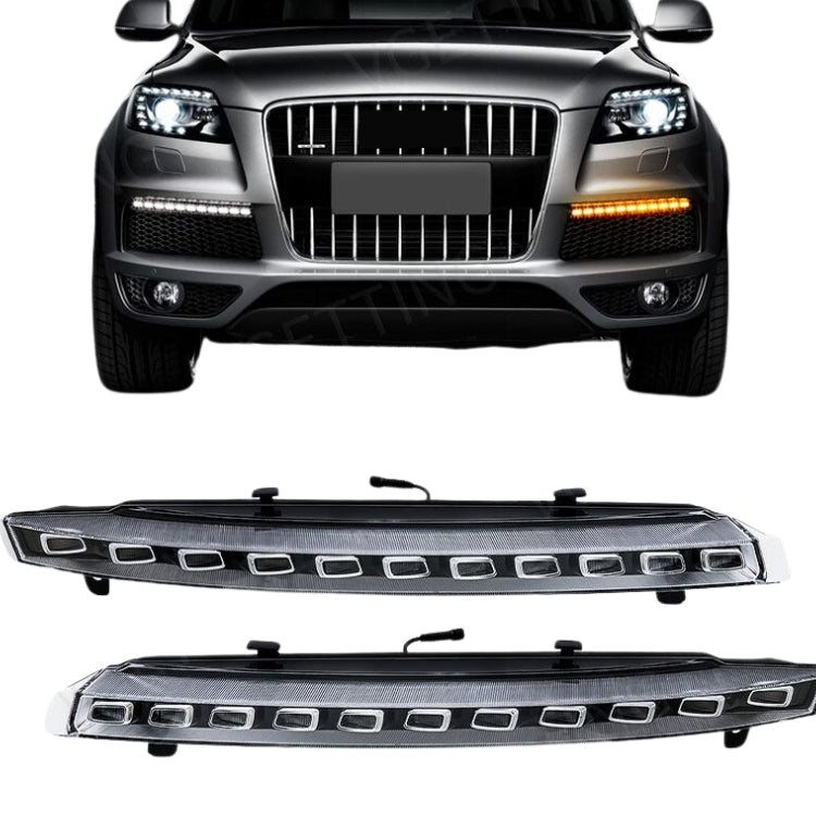 Feux diurnes DRL LED avec clignotants intégrés Audi Q7 4L Facelift
