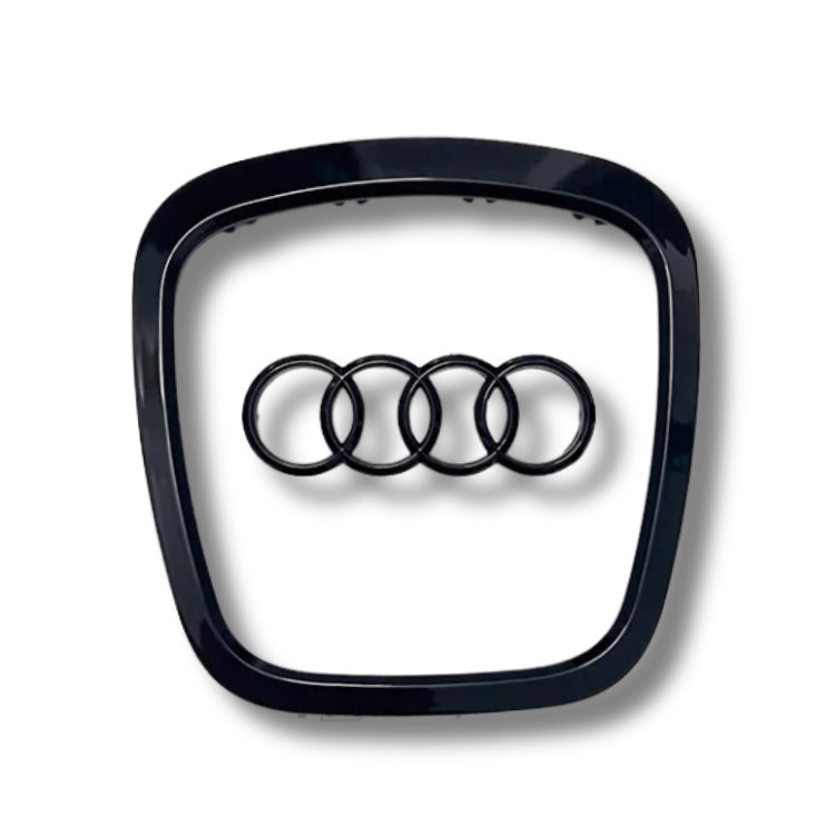 Contour de Logo de Volant et Cerclage Noir Brillant Audi
