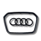 Contour de Logo de Volant et Cerclage Noir Brillant Audi