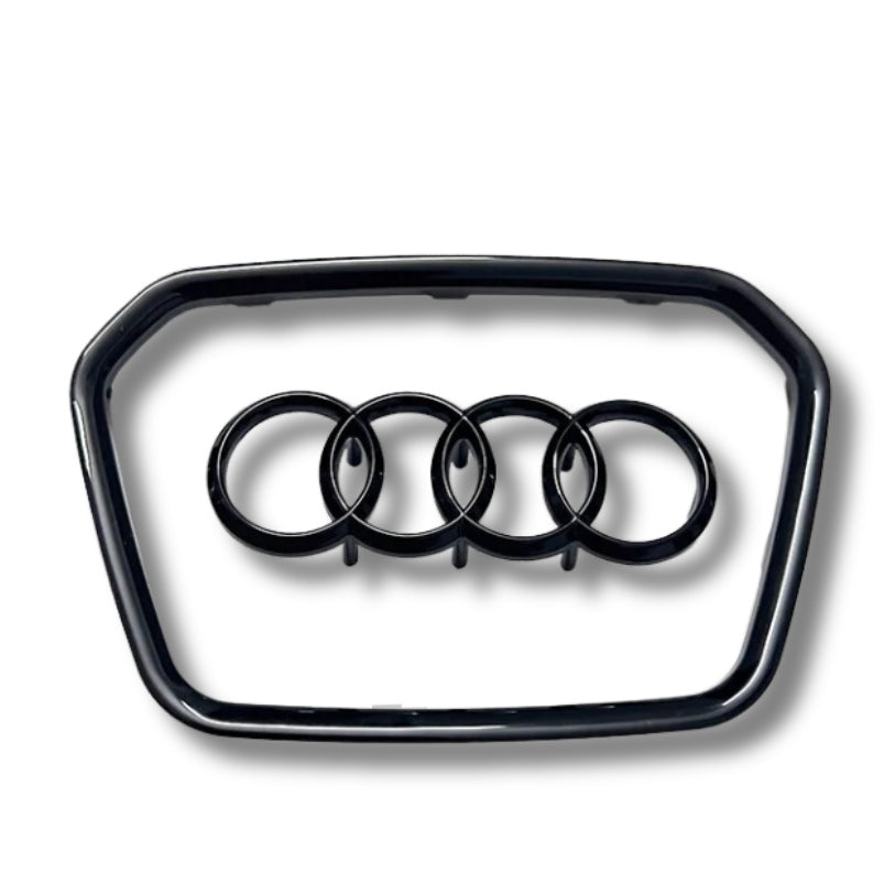 Contour de Logo de Volant et Cerclage Noir Brillant Audi