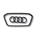 Contour de Logo de Volant et Cerclage Noir Brillant Audi