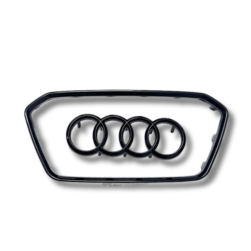 Contour de Logo de Volant et Cerclage Noir Brillant Audi