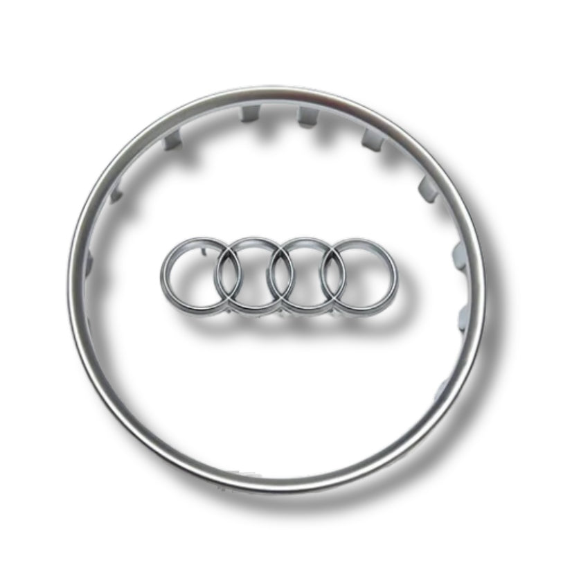 Contour de Logo de Volant et Cerclage Noir Brillant Audi