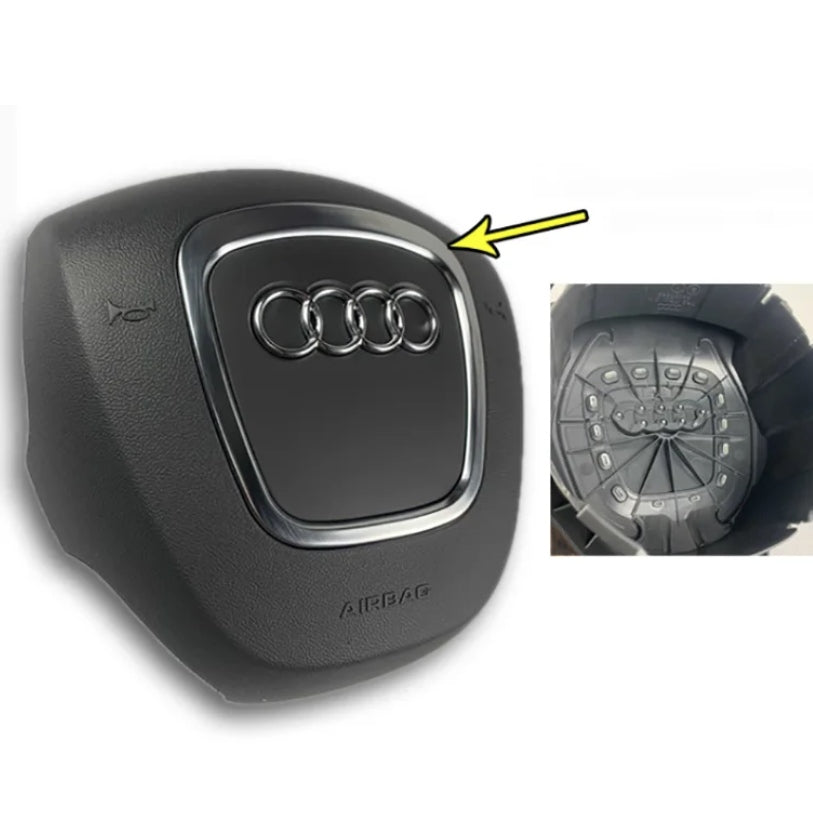 Contour de Logo de Volant et Cerclage Noir Brillant Audi