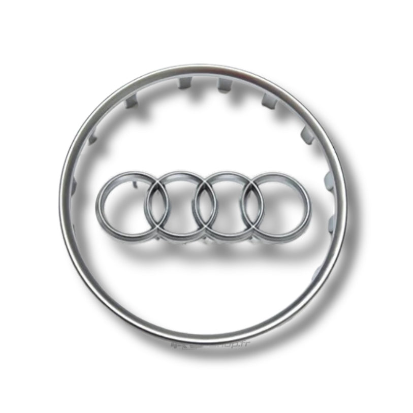 Contour de Logo de Volant et Cerclage Noir Brillant Audi