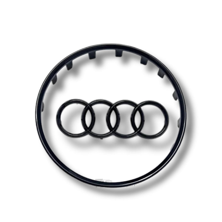Contour de Logo de Volant et Cerclage Noir Brillant Audi