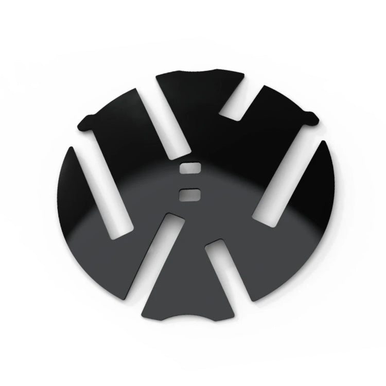 Logo VW noir 3D relief pour Volkswagen Golf V VI VII