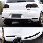 Paire de réflecteurs de pare-choc arrière noirs Golf 6 GTI R