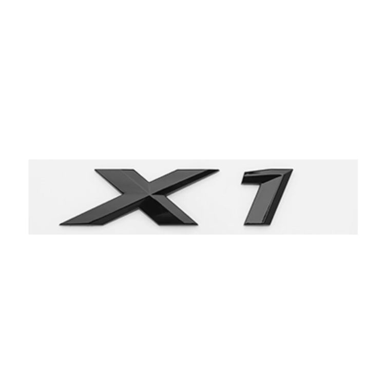 Logo monogramme xDrive noir pour BMW Séries X1 X3 X4 X5 X6 X7