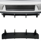 Diffuseur sport arrière noir compatible Volkswagen Golf VII MK7 GTI / R