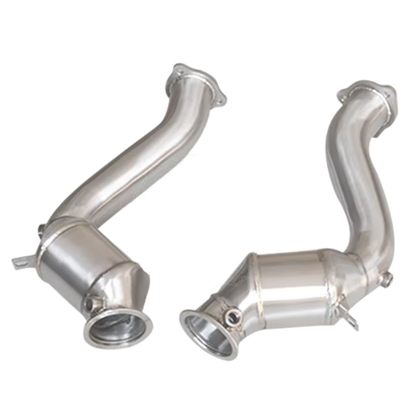 Descente d'échappement Downpipe performance Porsche Cayenne 958 3.6T