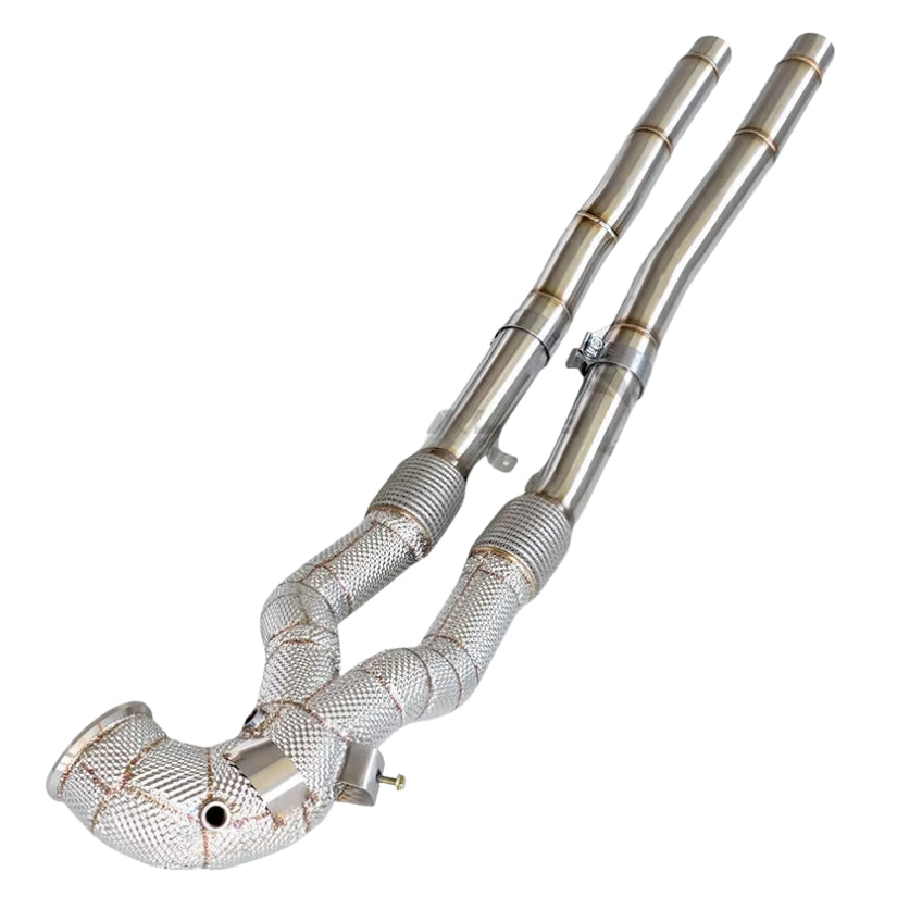Downpipe racing en acier inoxydable pour Audi RS3 8V / 8Y