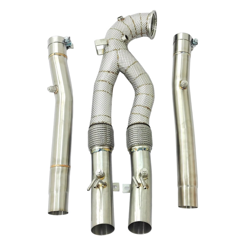 Downpipe racing en acier inoxydable pour Audi RS3 8V / 8Y