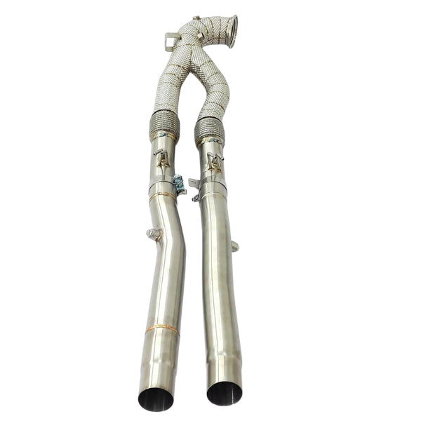 Downpipe racing en acier inoxydable pour Audi RS3 8V / 8Y