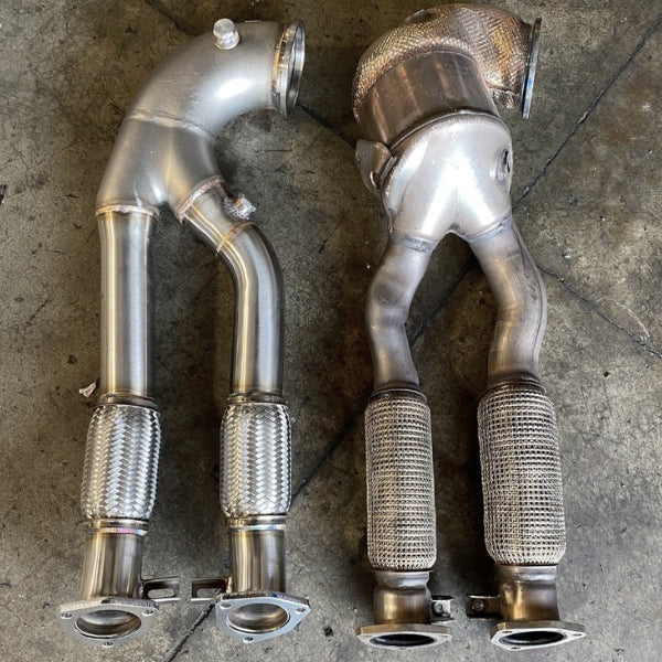 Downpipe racing en acier inoxydable pour Audi RS3 8V / 8Y