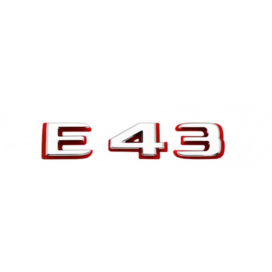 Logo noir Mercedes Classe E W213 E43 E63S AMG