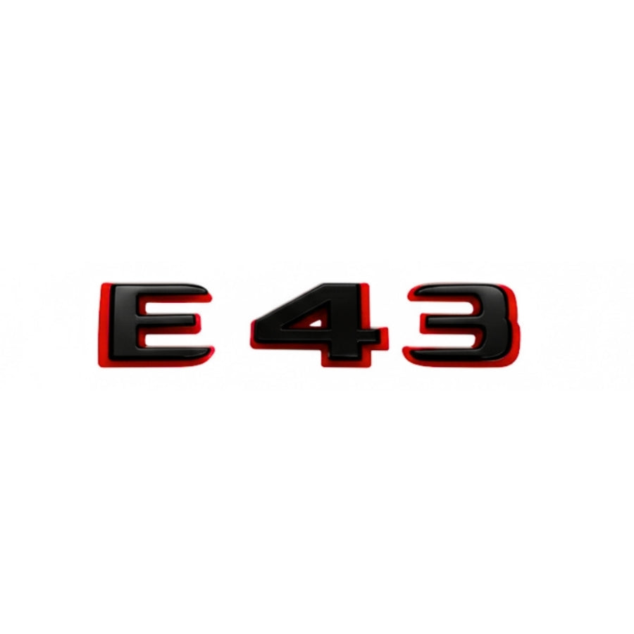 Logo noir Mercedes Classe E W213 E43 E63S AMG