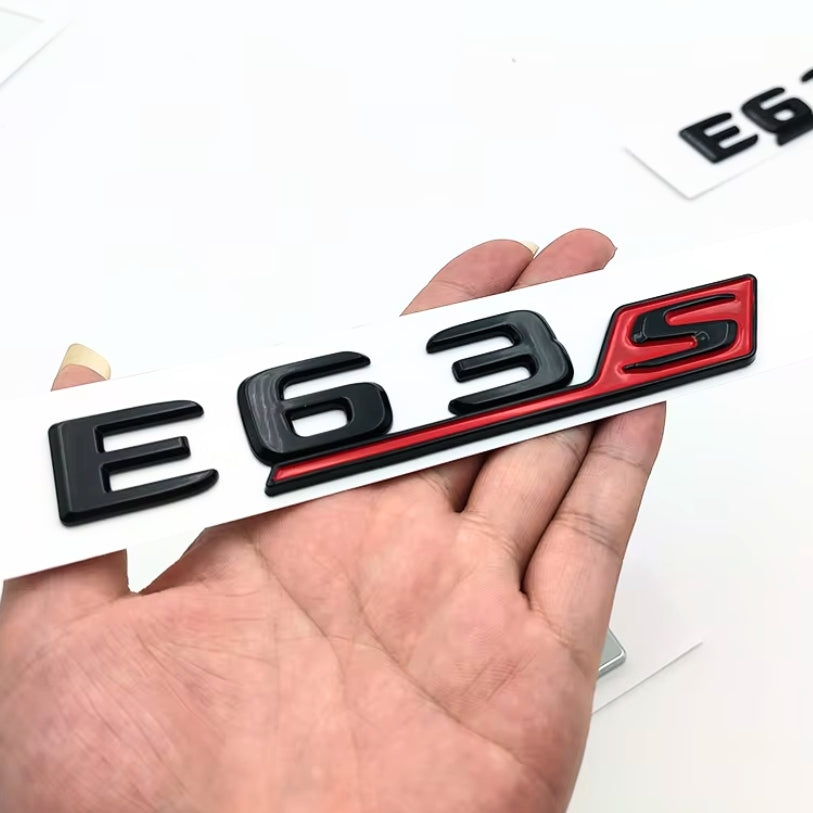 Logo noir Mercedes Classe E W213 E43 E63S AMG