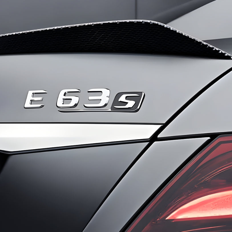 Logo noir Mercedes Classe E W213 E43 E63S AMG
