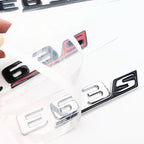 Logo noir Mercedes Classe E W213 E43 E63S AMG