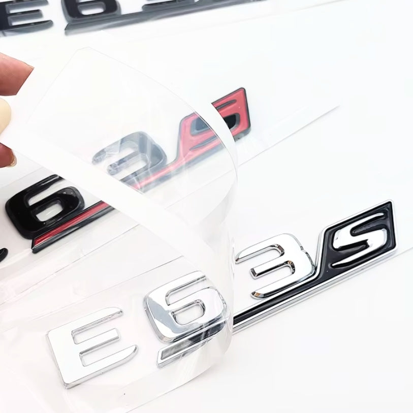 Logo noir Mercedes Classe E W213 E43 E63S AMG