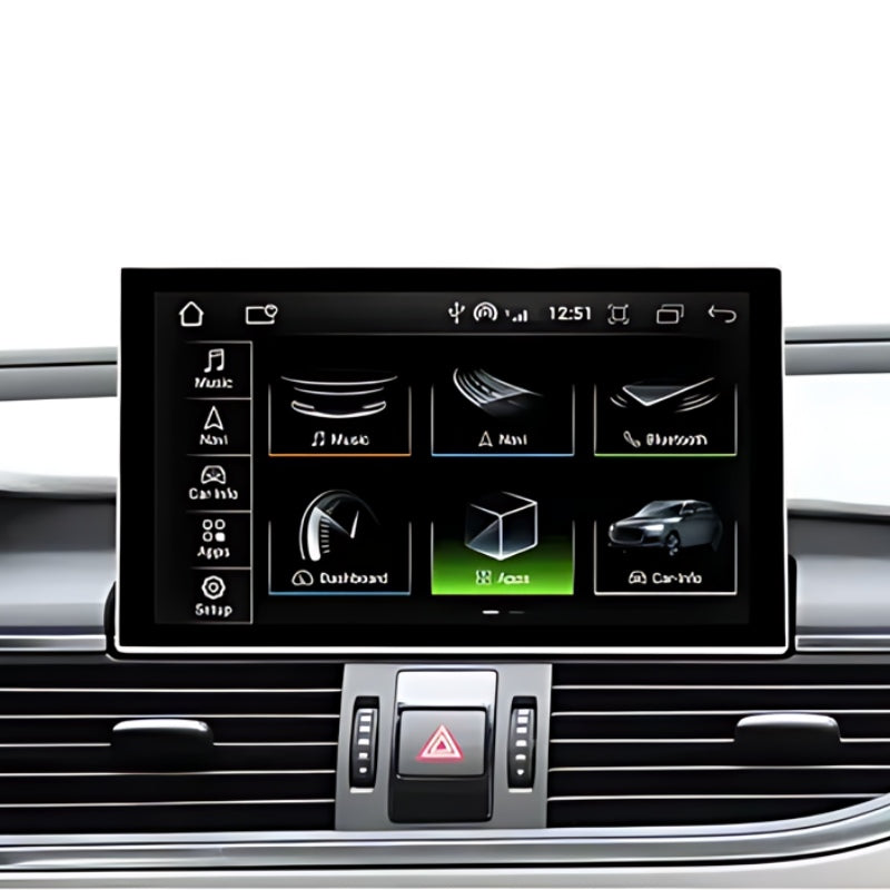 Poste autoradio Android écran tactile CarPlay Audi A6 C7 2011-2018