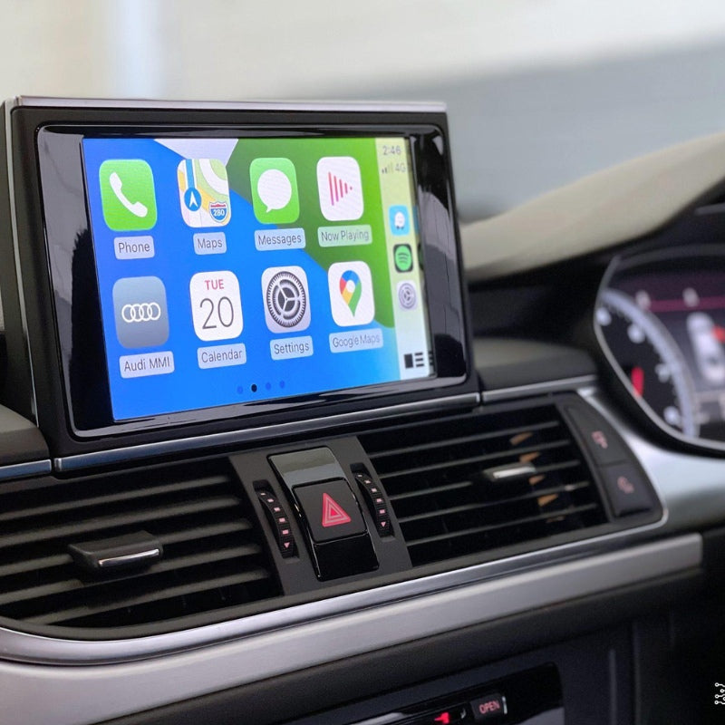 Poste autoradio Android écran tactile CarPlay Audi A6 C7 2011-2018