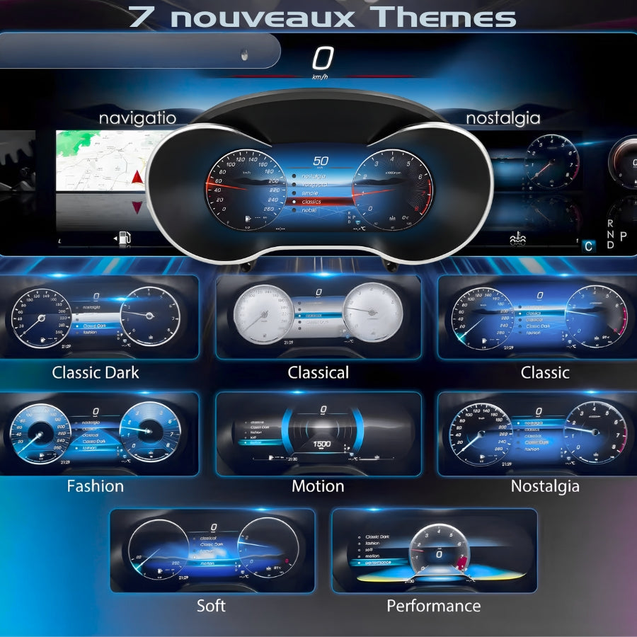 Compteur digital Virtual Cockpit Mercedes-Benz - Tous modèles