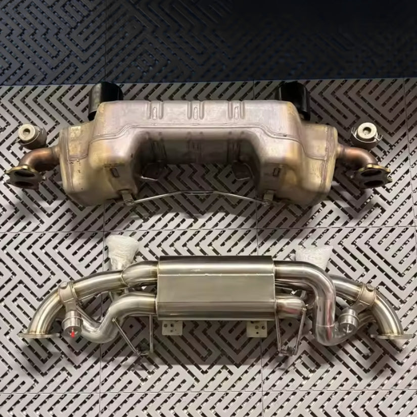 Système d'Échappement Performance Cat-Back pour Porsche 718 Cayman GT4 RS