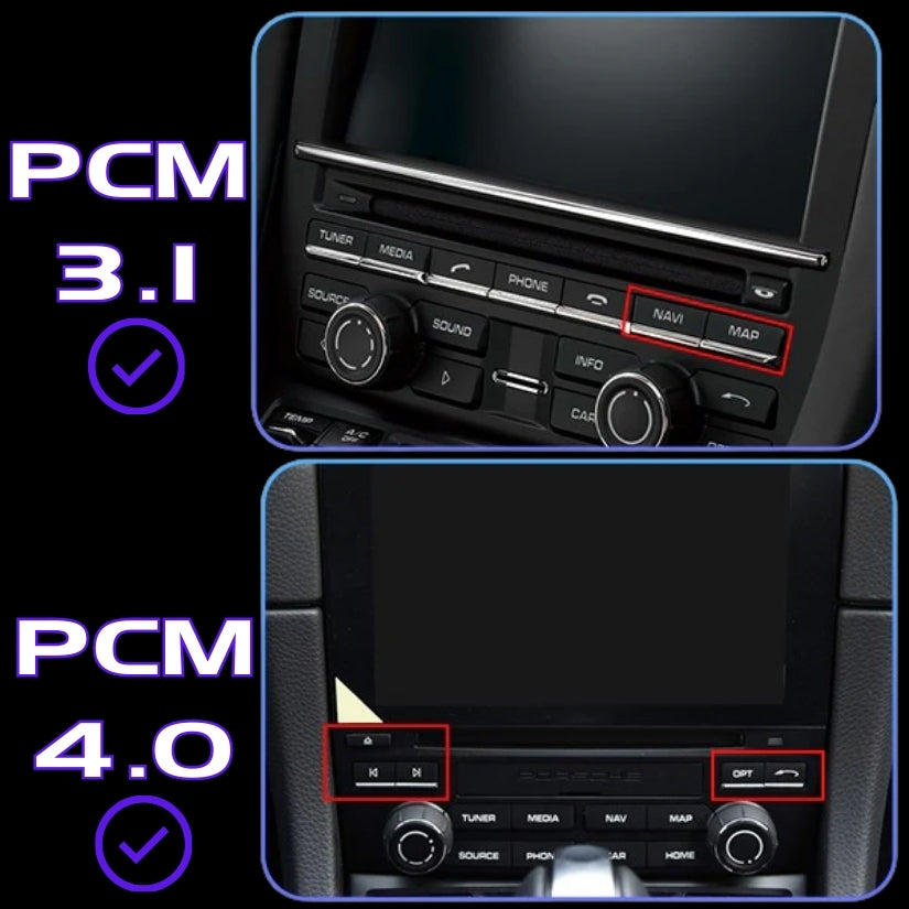 Interface Multimédia Apple CarPlay et Android Auto pour Porsche Macan