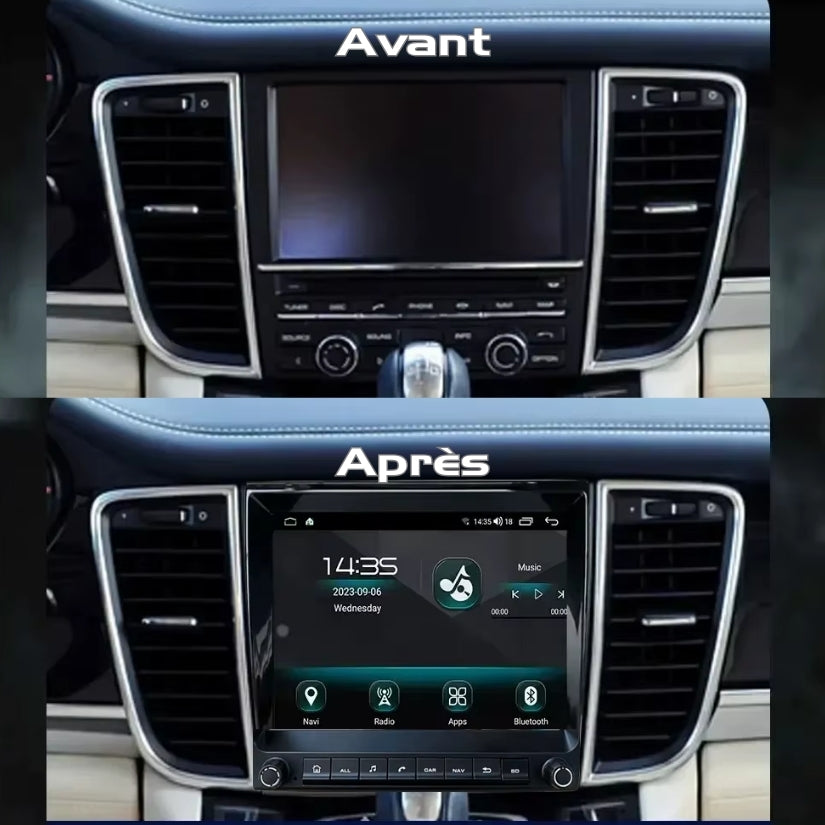 Système d'Infodivertissement Apple CarPlay pour Porsche Panamera