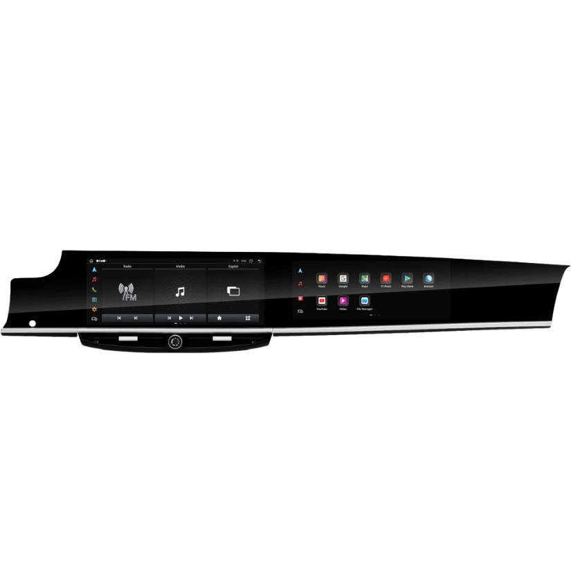 Interface multimédia double écran CarPlay pour Porsche Panamera