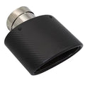 Sortie d'Échappement Ovale Noire Type RS3 - 90x150mm