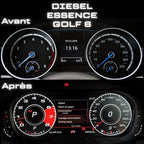 Compteur digital Virtual Cockpit pour Volkswagen Golf 7 et Tiguan