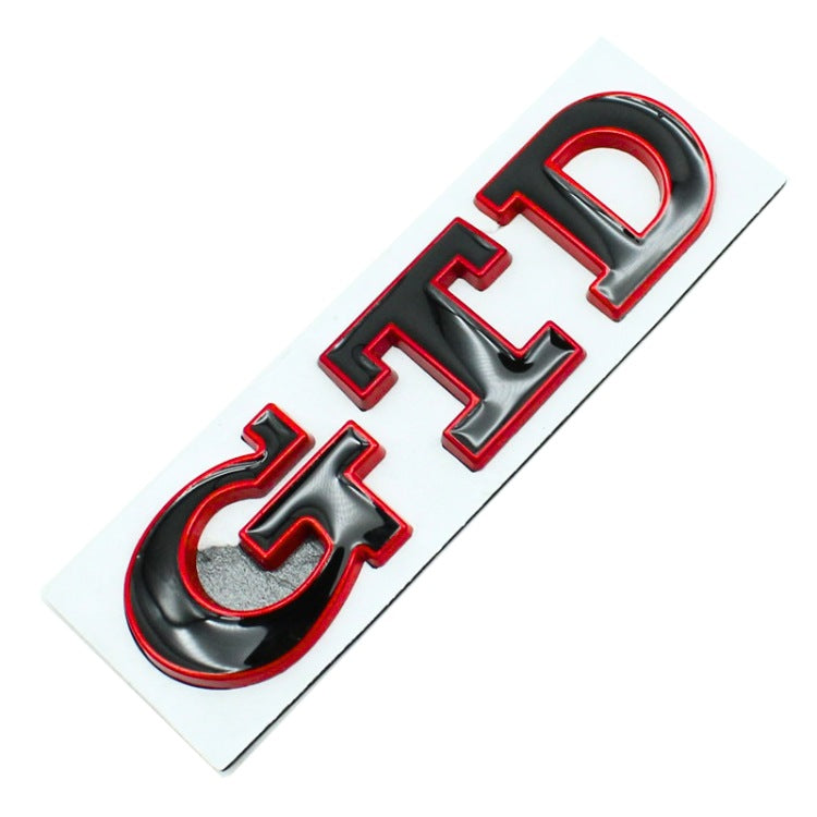 Logo GTD de remplacement pour Volkswagen Golf
