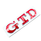 Logo GTD de remplacement pour Volkswagen Golf