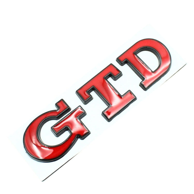Logo GTD de remplacement pour Volkswagen Golf