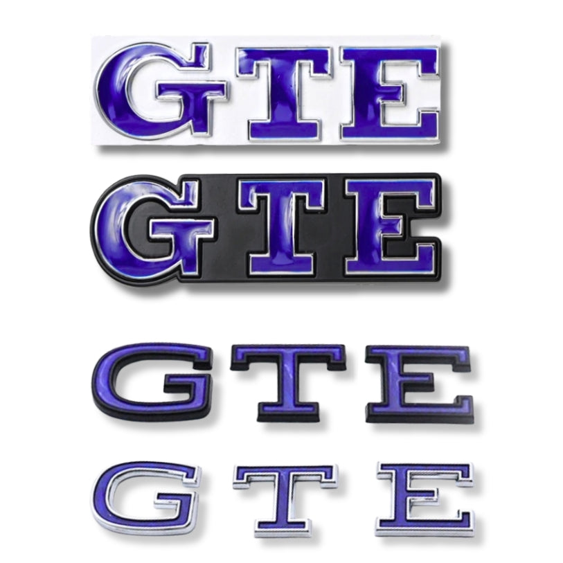 Logo GTE pour Volkswagen Golf et Passat