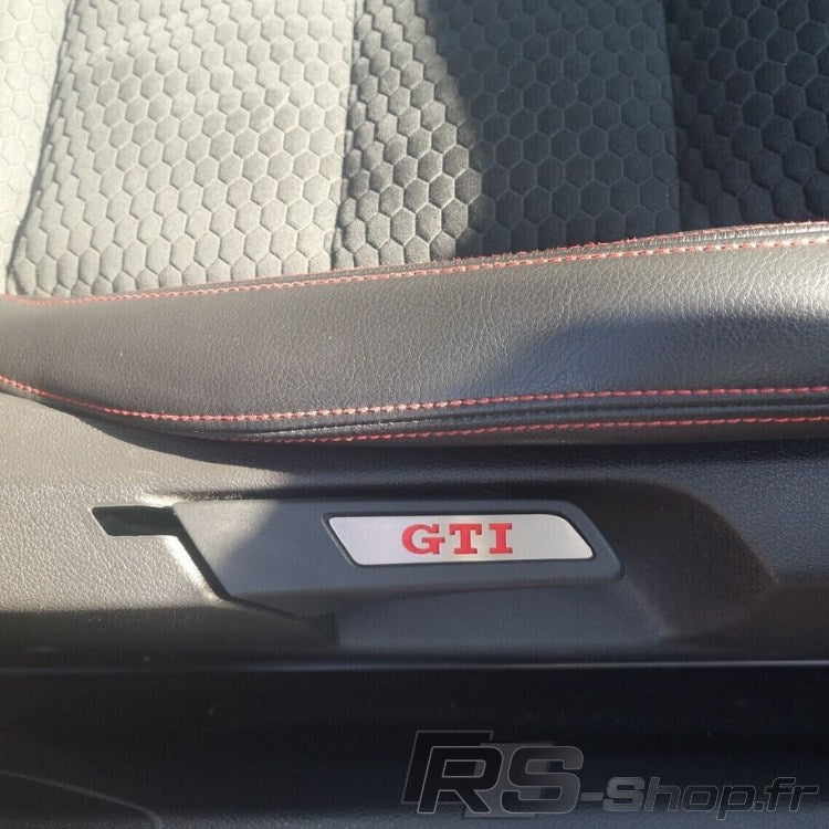 Logo sticker insert de poignée de siège VW Golf 5 / 6