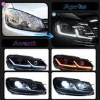 Phares Avant LED Look GTI / R pour Volkswagen Golf 6 VI