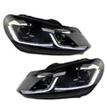 Phares Avant LED Look GTI / R pour Volkswagen Golf 6 VI