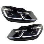 Phares Avant LED Look GTI / R pour Volkswagen Golf 6 VI