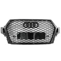 Grille Centrale de Calandre Noire pour Audi Q7 SQ7 4M