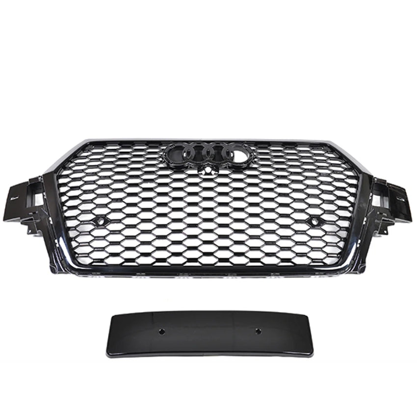Grille Centrale de Calandre Noire pour Audi Q7 SQ7 4M